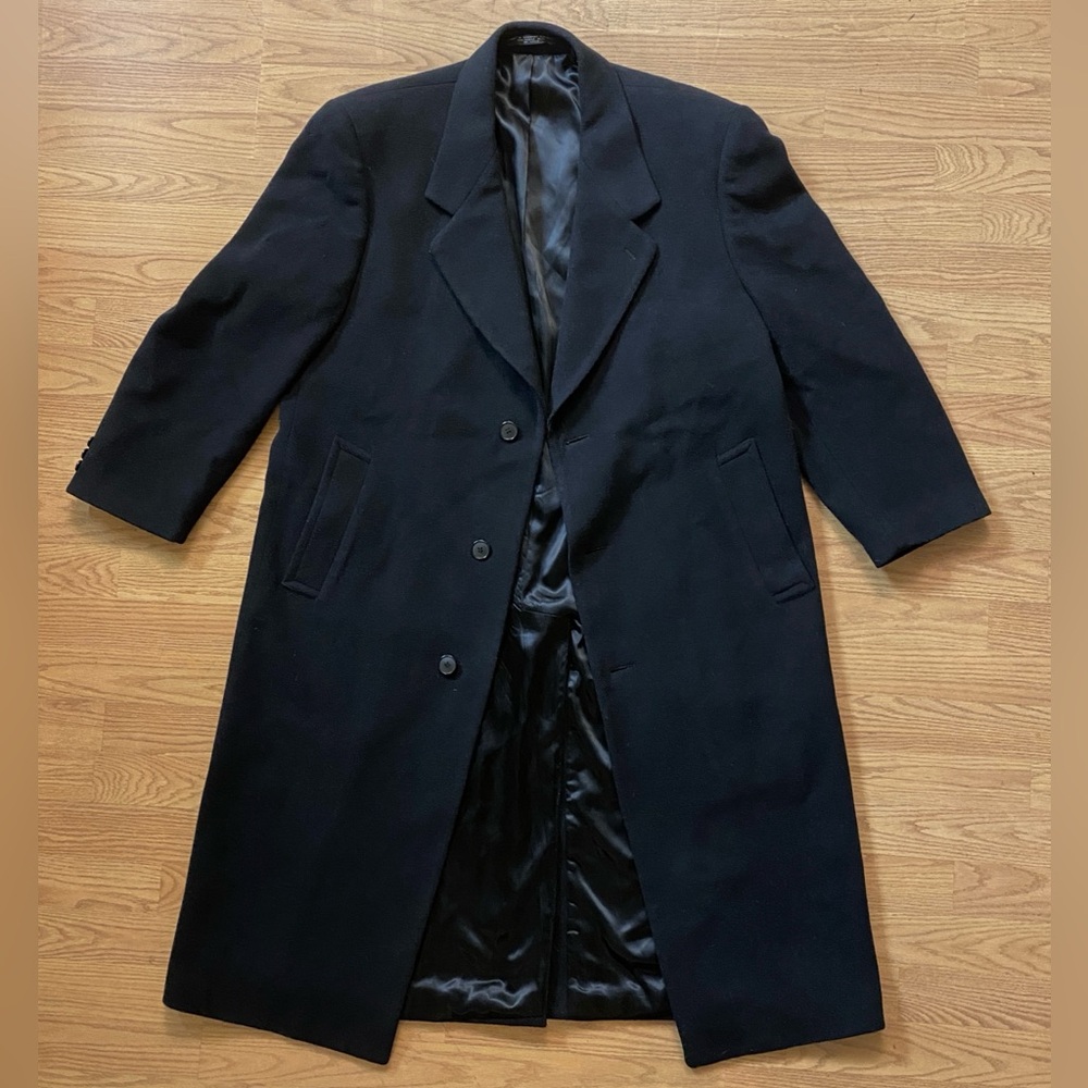 Jones New York Black Wool Men's Coat